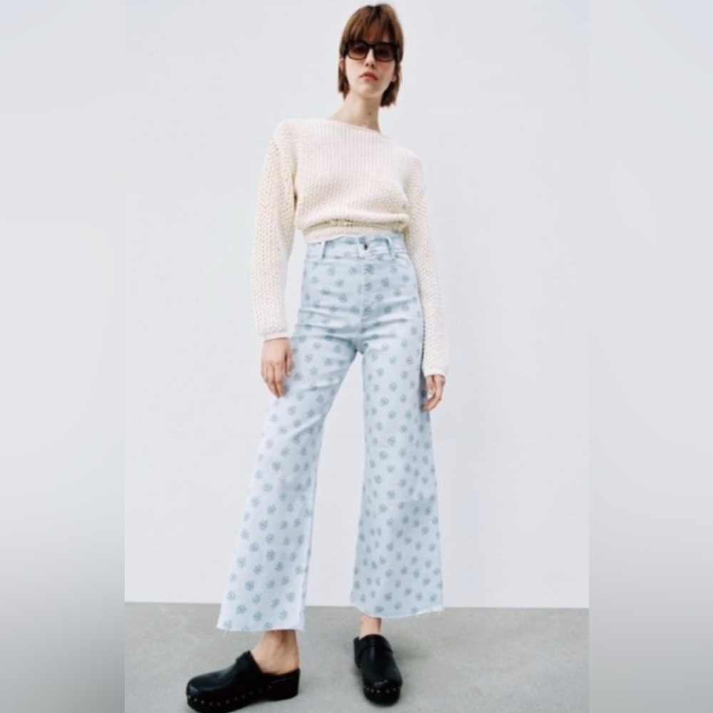 Zara Floral Marine Pant
